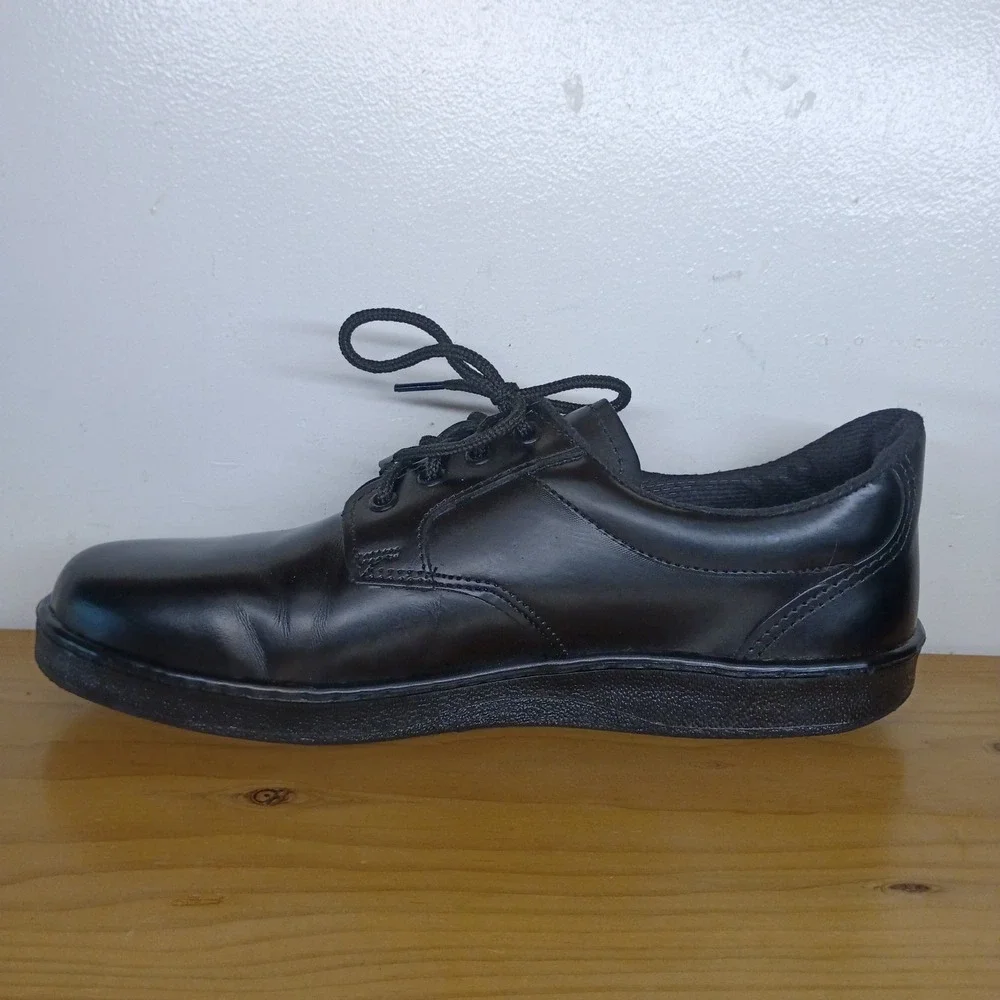 THOROGOOD Black Derby Shoes USPS Issue 834-6145 Men's Size 10.5 M